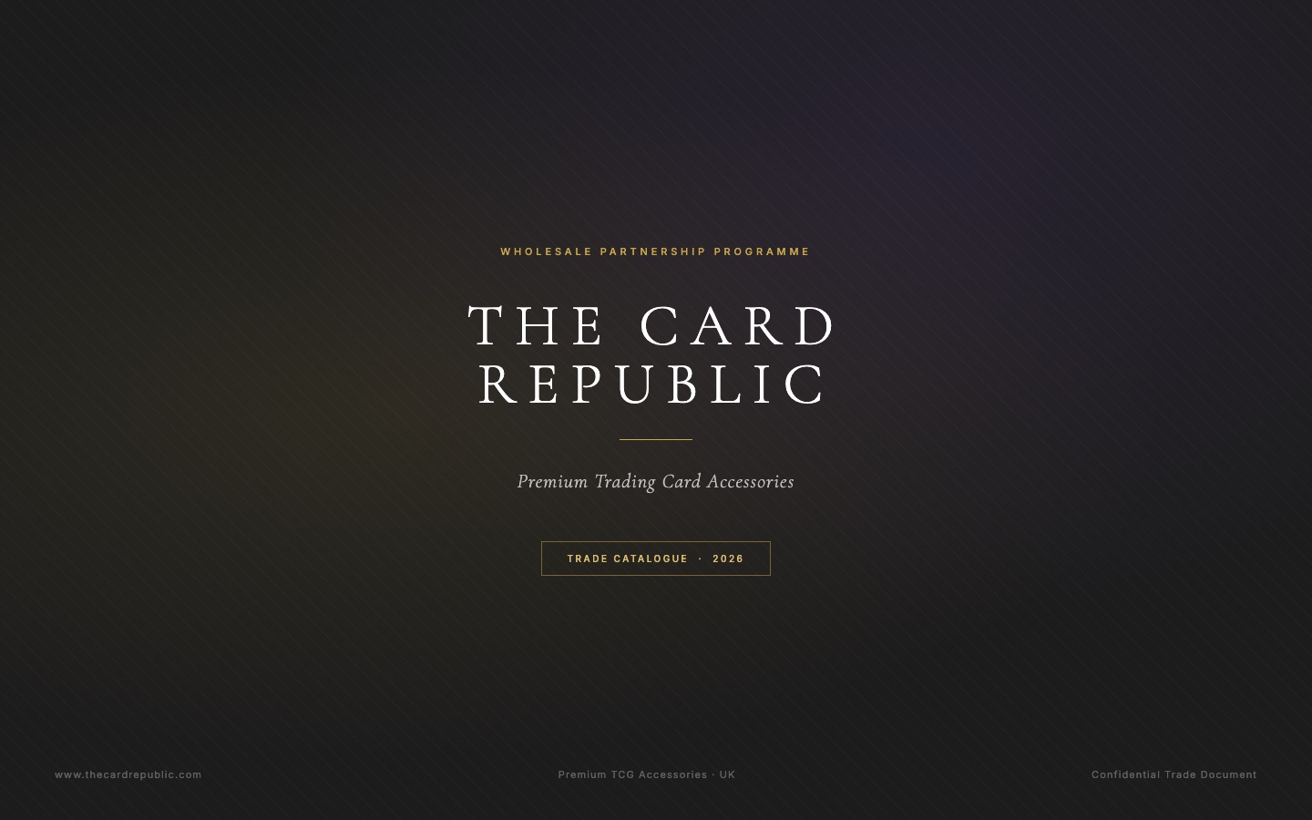 The Card Republic wholesale trade catalogue designed by YWR Studio