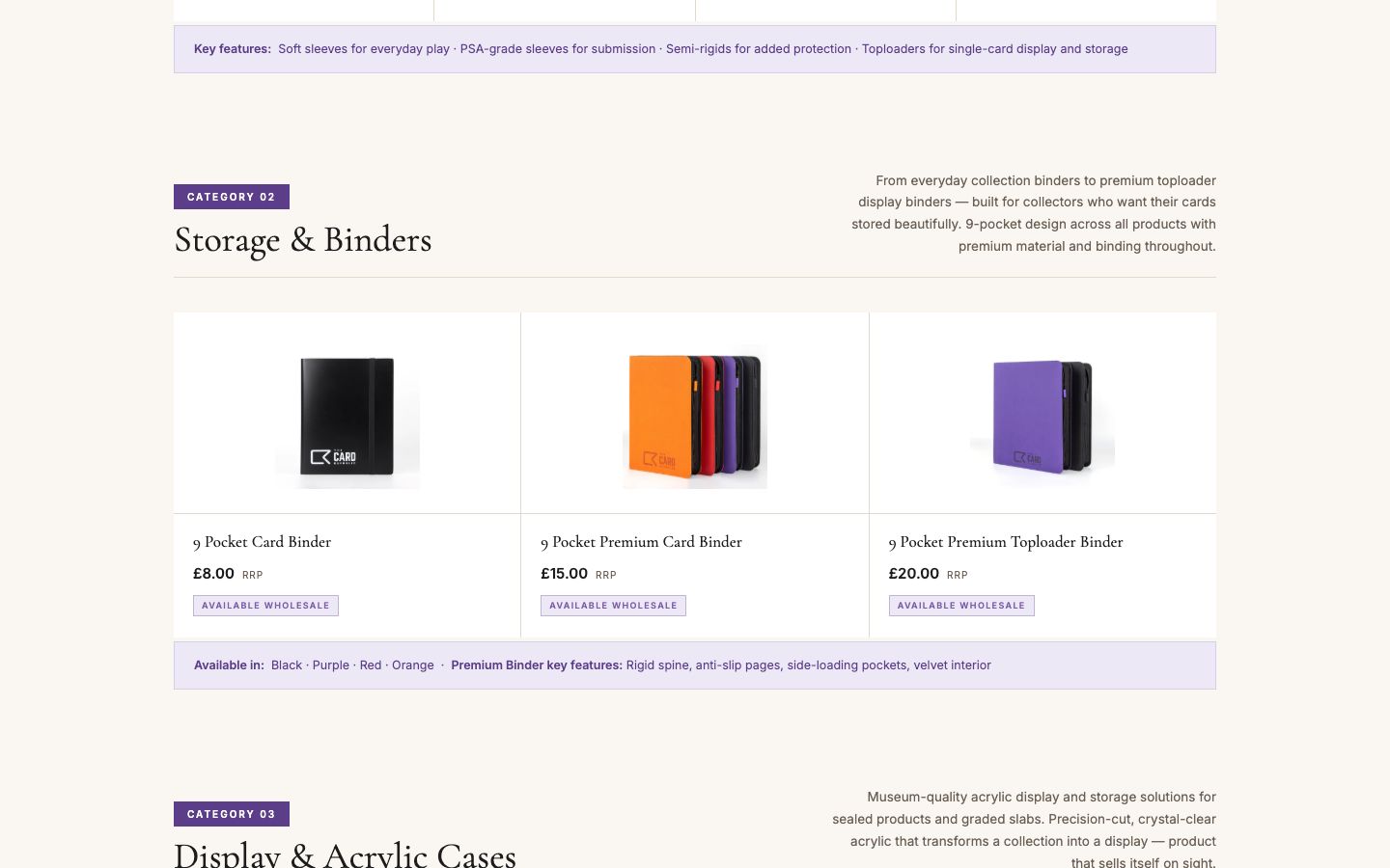 The Card Republic catalogue — view 3
