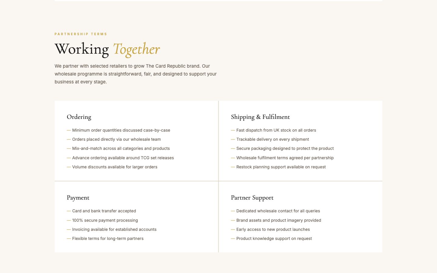 The Card Republic catalogue — view 5